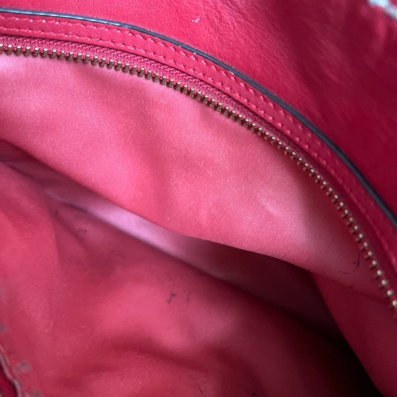 Coach Poppy Perri Hippie Rose Leather Crossbody Hobo Bag #22421 - Picture 11 of 12